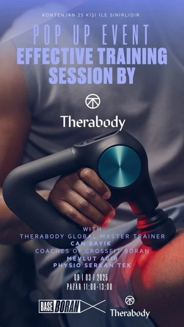 Therabody workshop etkinliği - recovery teknikleri eğitimi