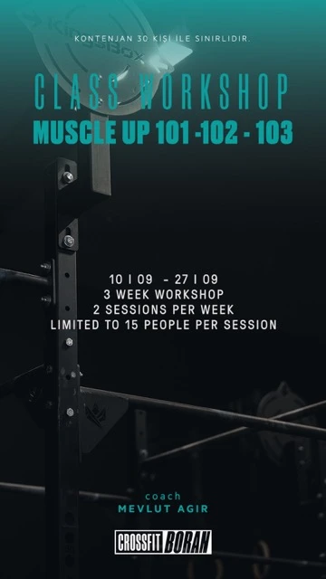 Muscle Up Workshop - teknik eğitimi