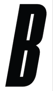Base Boran monogram logosu - fitness merkezi