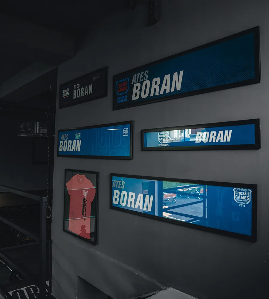 Ateş Boran - CrossFit Games yarışma panoları